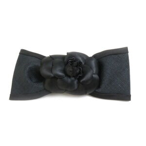 CHANEL Black Barette